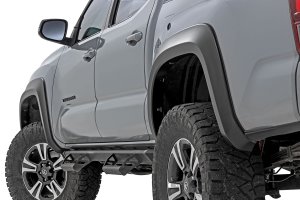 Toyota Tacoma Fender Flares - Rough Country - Sport - Black Onyx - '16-'23
